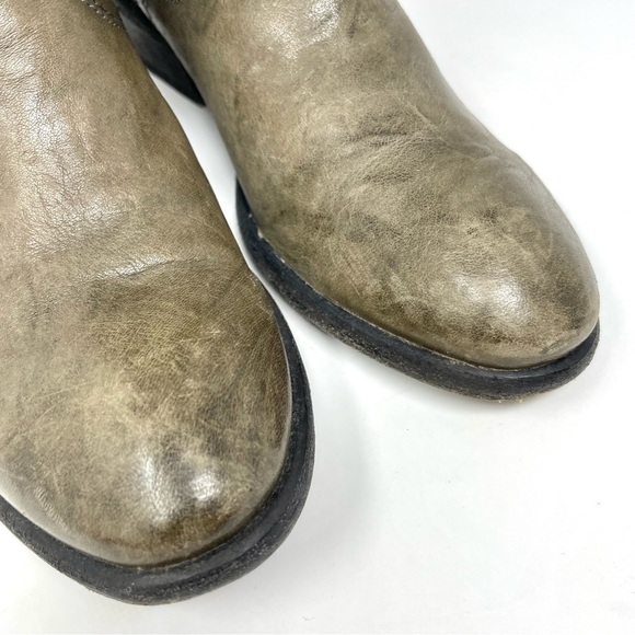 Frye Jaden Roper Western Leather Ankle Boots Size 7.5 - Picture 8 of 12